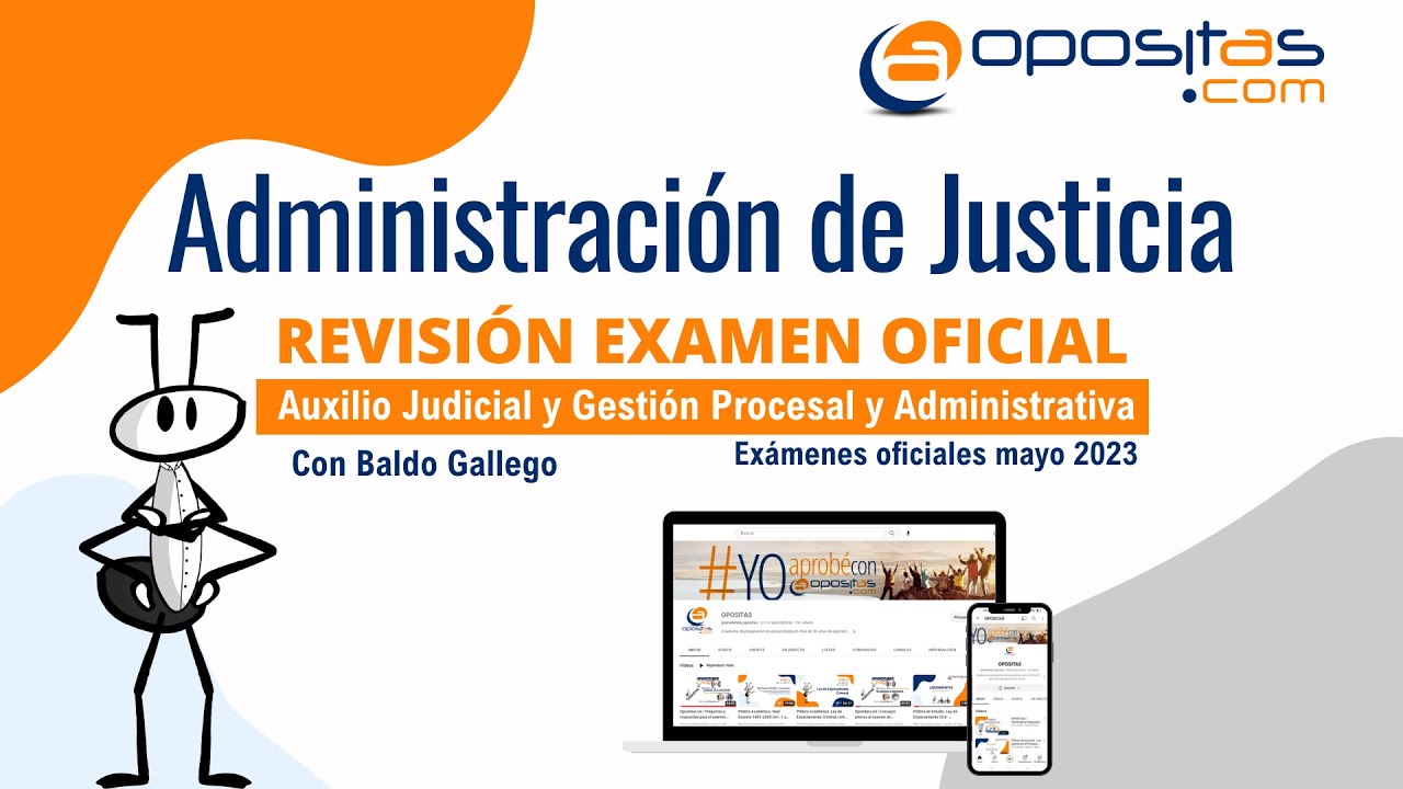 REVISIÓN Examen oficial Justicia mayo 2023 | Opositas.com
