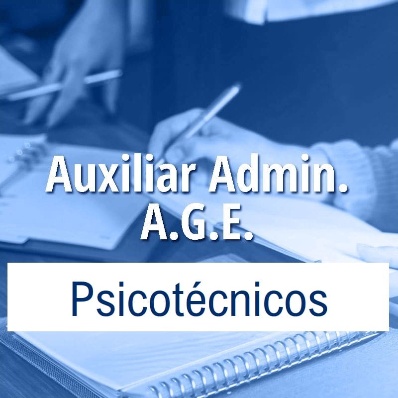 Psicotécnicos para Auxiliar Administrativo del Estado