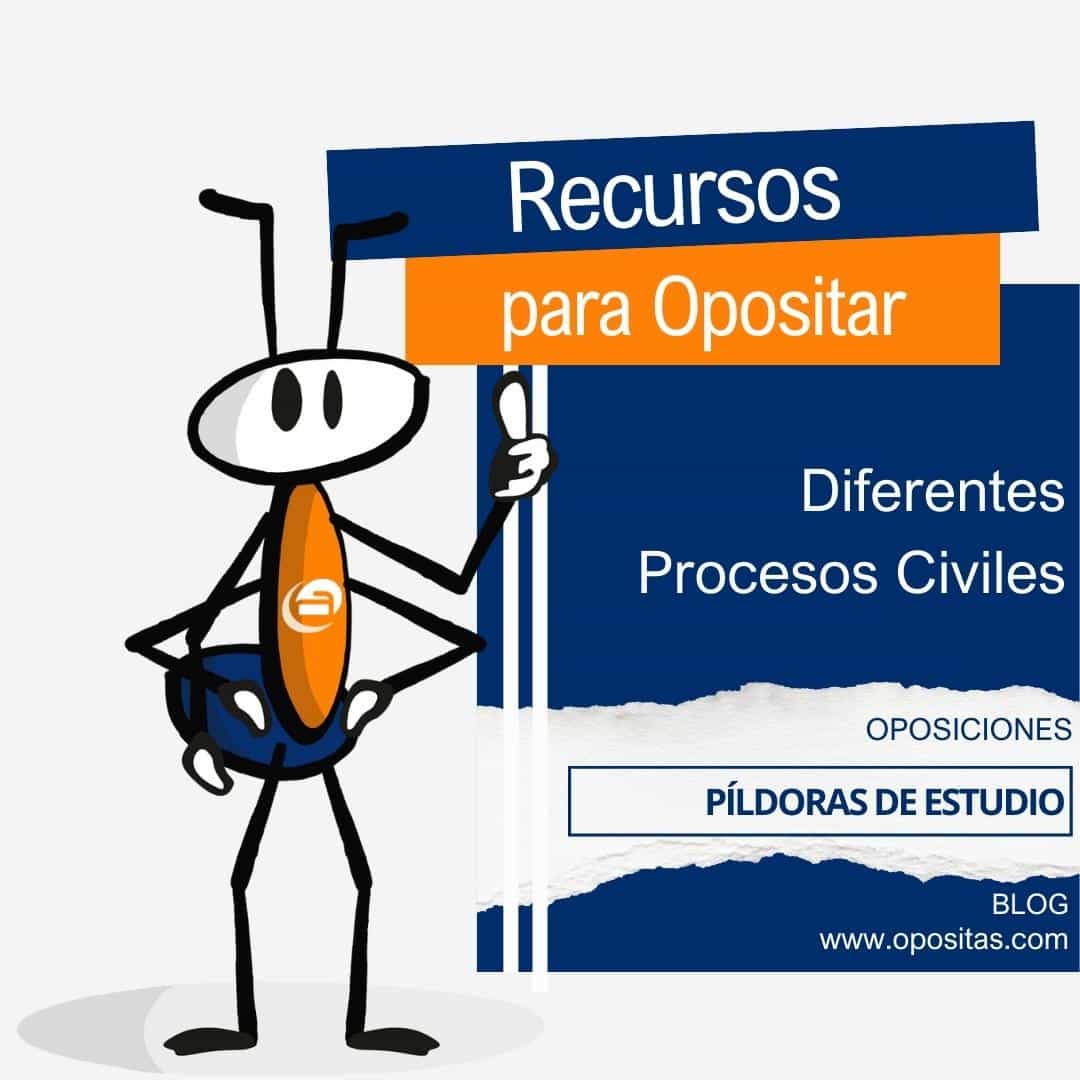 Diferentes procesos civiles