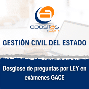 Distribución de preguntas por Ley en exámenes Gestión Civil del Estado