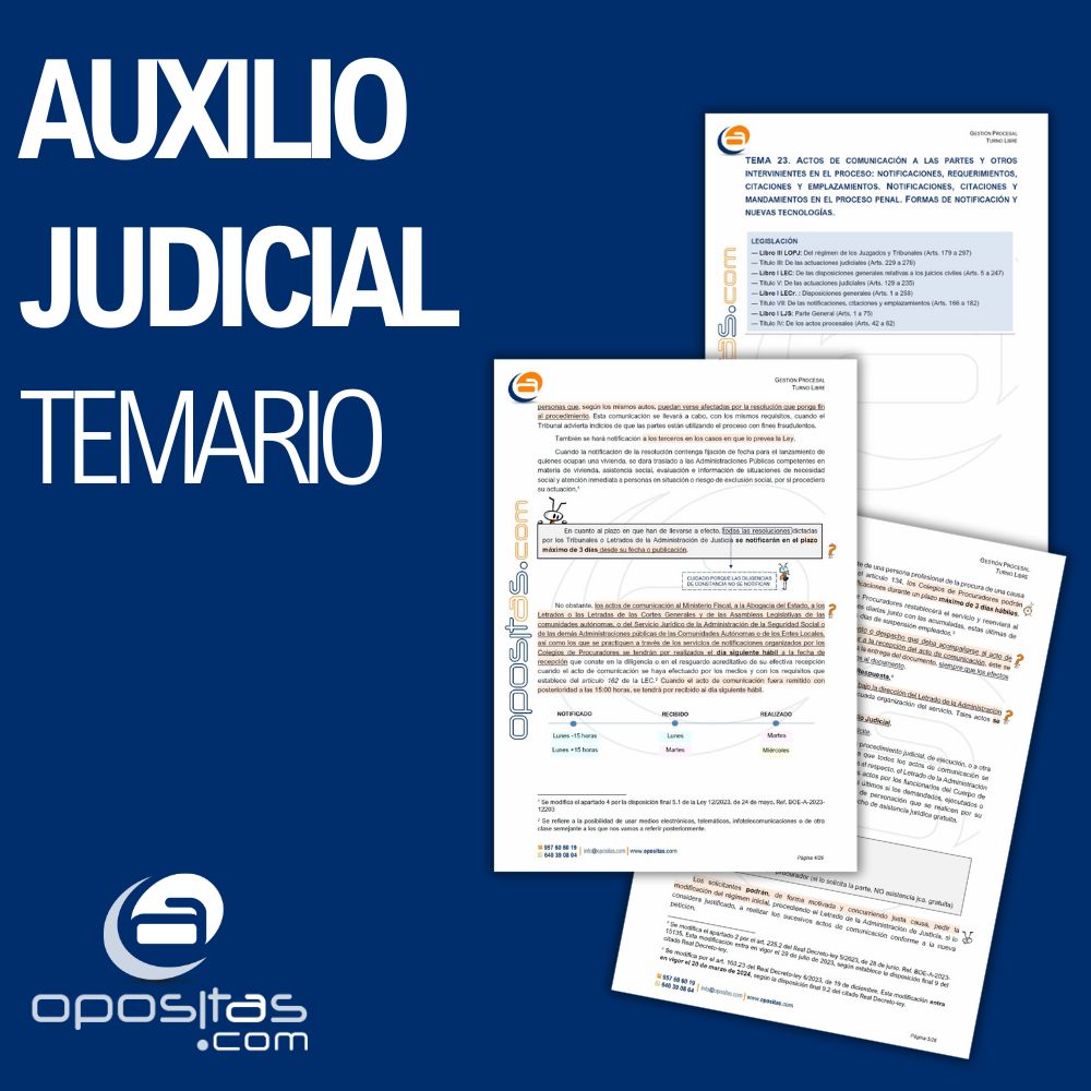 Temario Auxilio Judicial